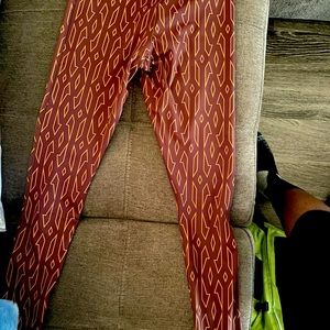 Monogram sheer panel tights
